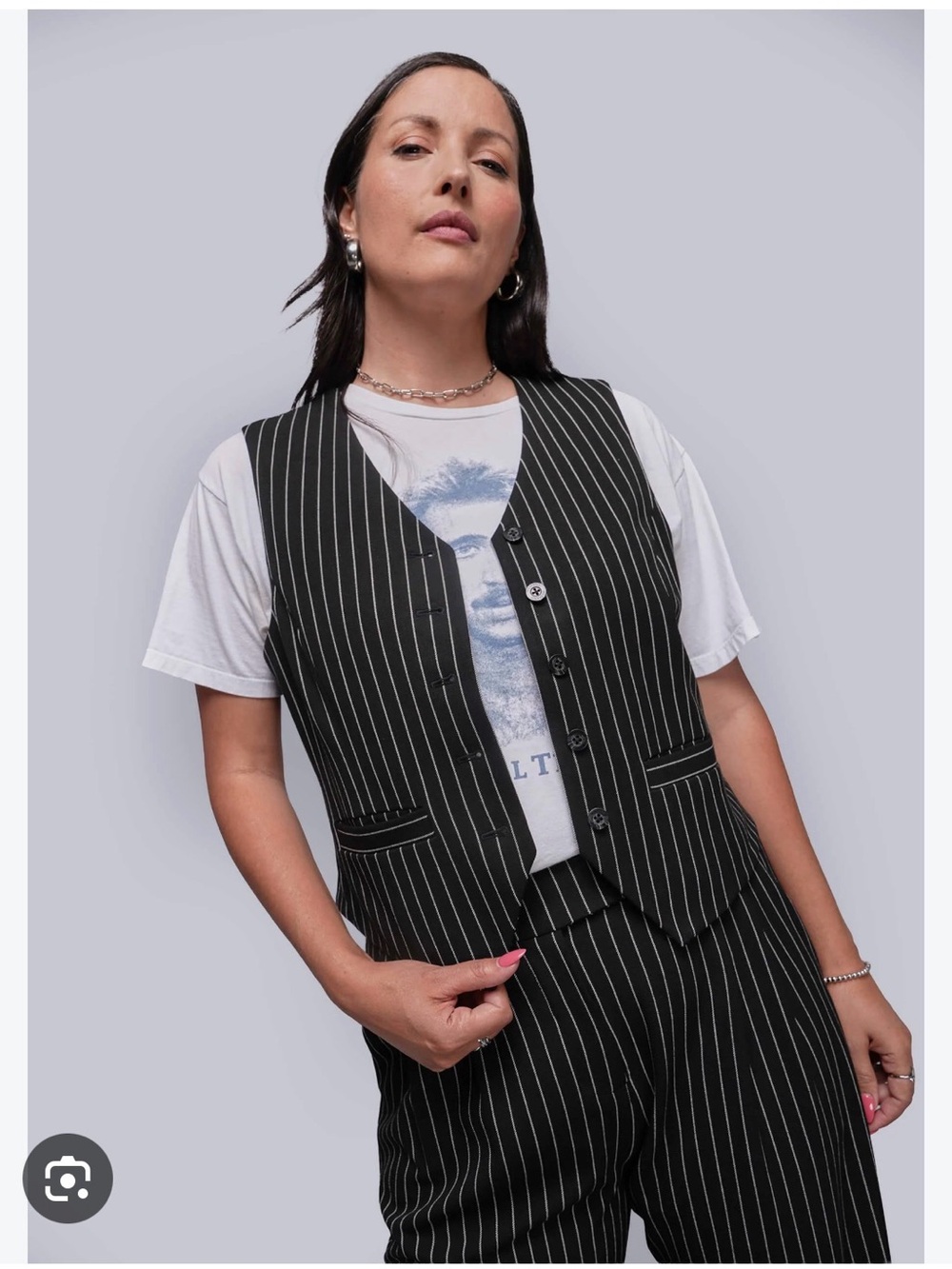 Wildfang The Empower Pinstripe Vest